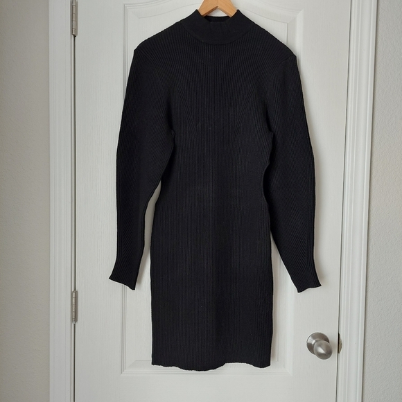 Sofia Richie × Bar 111 Black Sweater Dress Size Large - Picture 1 of 11